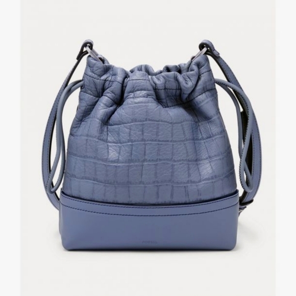 Fossil Gigi Drawstring Crossbody Bag - Light‎ Lilac - Picture 1 of 13